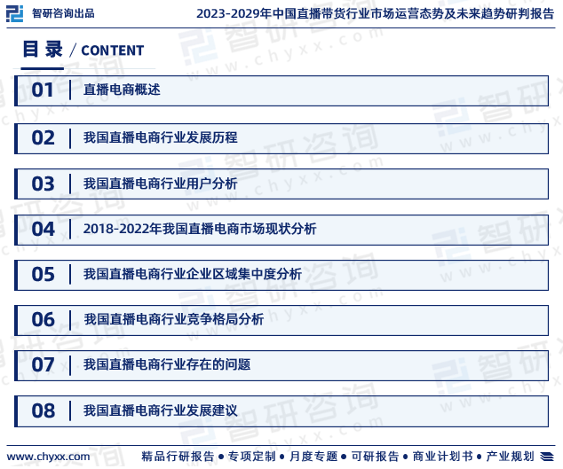 赢博体育2023年中邦直播带货行业近况及另日起色趋向切磋陈说（智研接洽颁发）(图2)